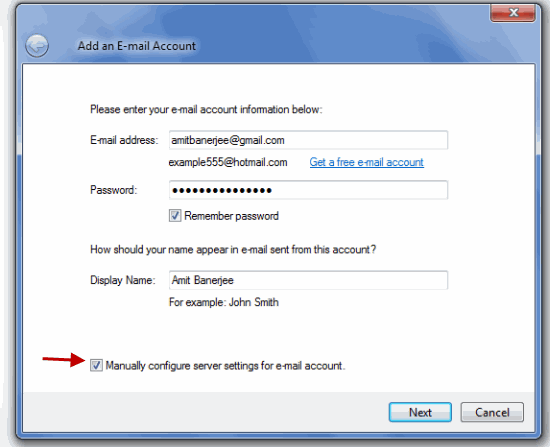 Send or receive emails from other accounts using Hotmail Windows Live